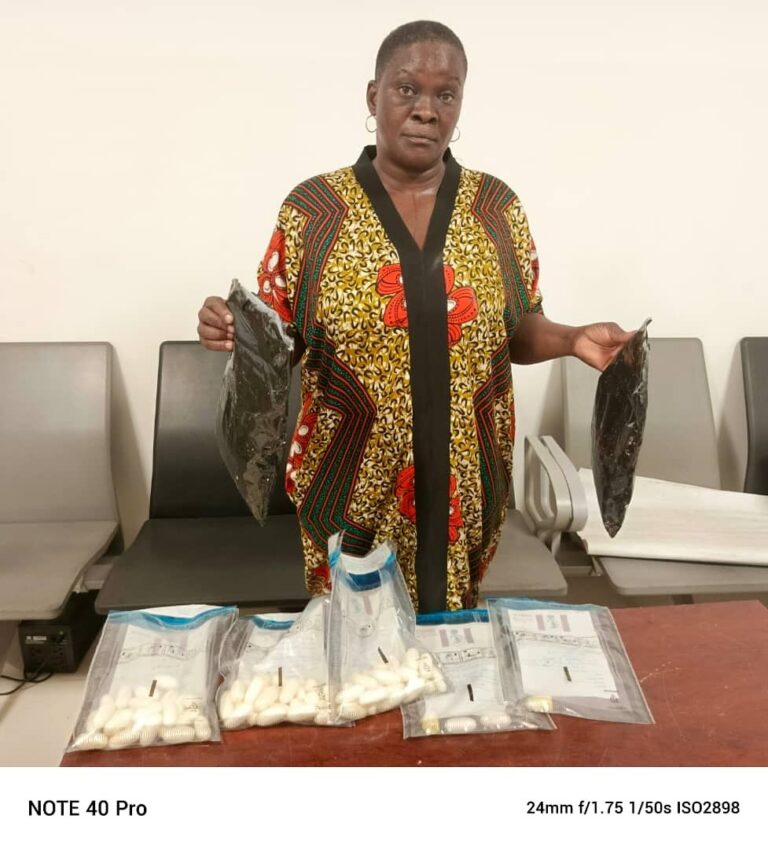 NDLEA Arrests Iran-bound Woman with Cocaine in Private Part, Stomach