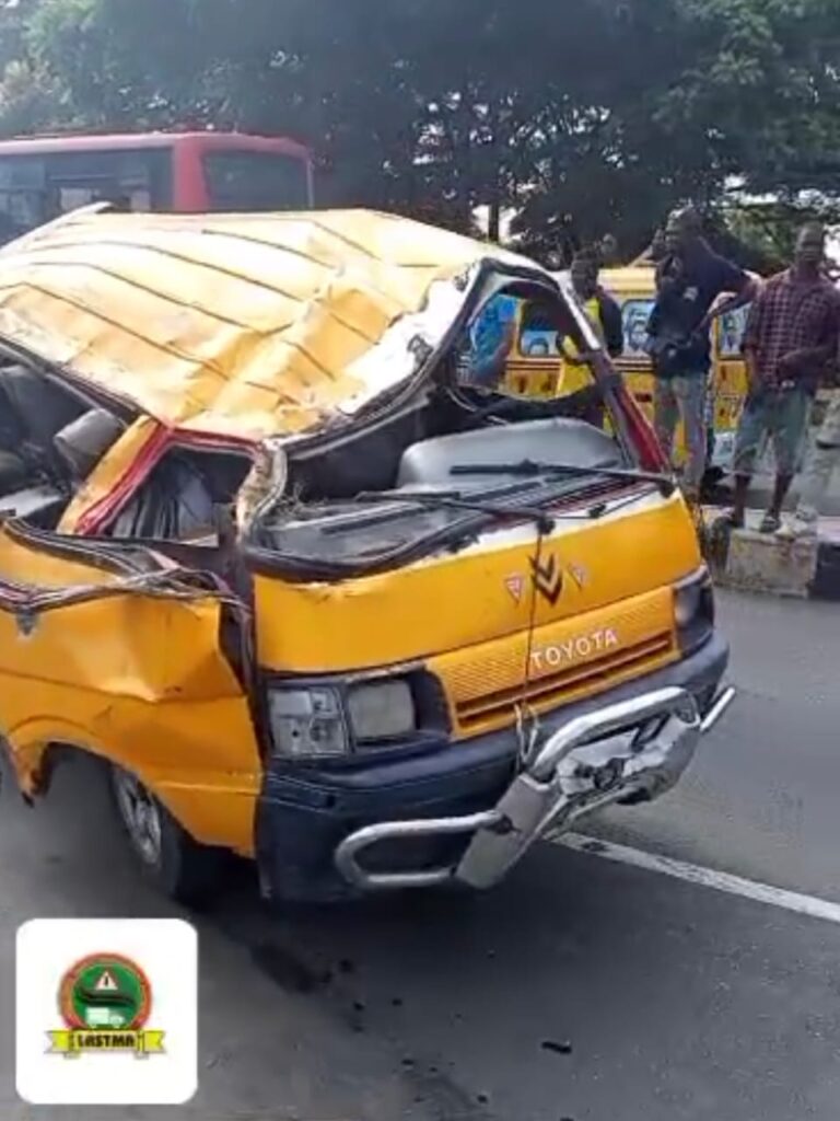 One Killed, Two Injured as Bus Collides with Truck on Ikorodu Road