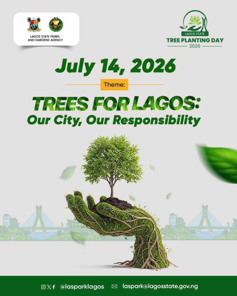 LASPARK to Hold 2026 Tree Planting Day Across Lagos on July 14